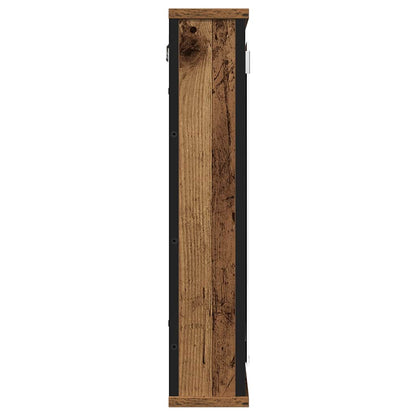 vidaXL Bathroom Mirror Cabinet Old Wood 42x12x60 cm Engineered Wood 5