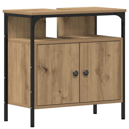 vidaXL Bathroom Sink Cabinet Artisan Oak 60x30x60 cm Engineered Wood 2