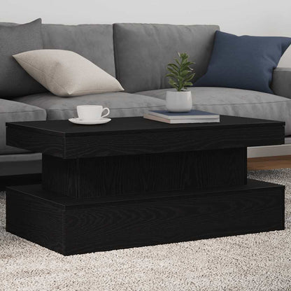 vidaXL Coffee Table with LED Lights 50x50x40 cm