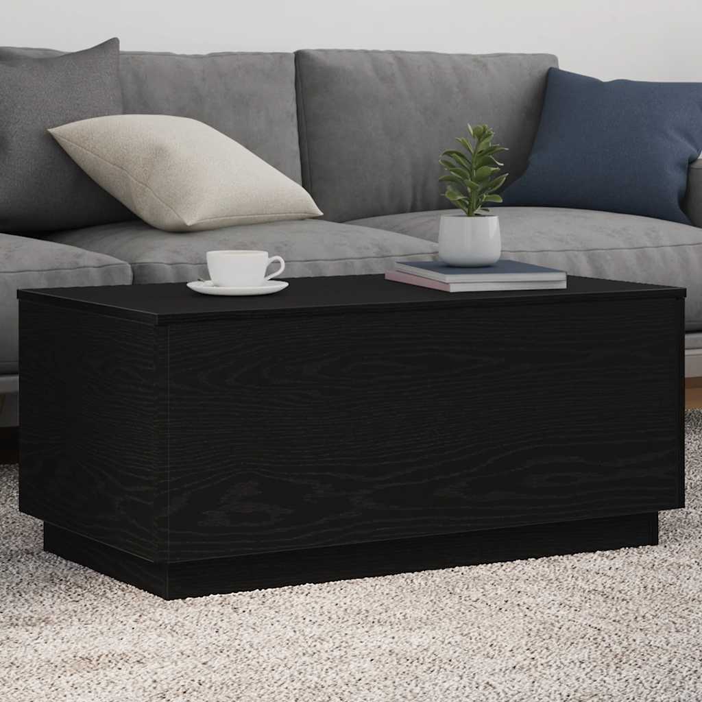 vidaXL Coffee Table with LED Lights 50x50x40 cm