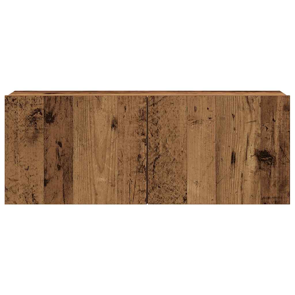 8 Piece TV Cabinet Set Engineered Wood Width 160 cm Old wood