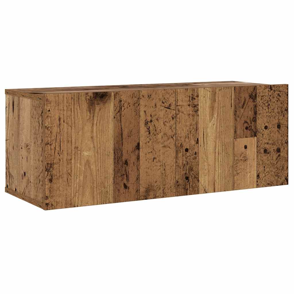 6 Piece TV Cabinet Set Engineered Wood Width 160 cm Old wood
