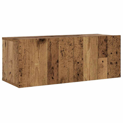 6 Piece TV Cabinet Set Engineered Wood Width 160 cm Old wood