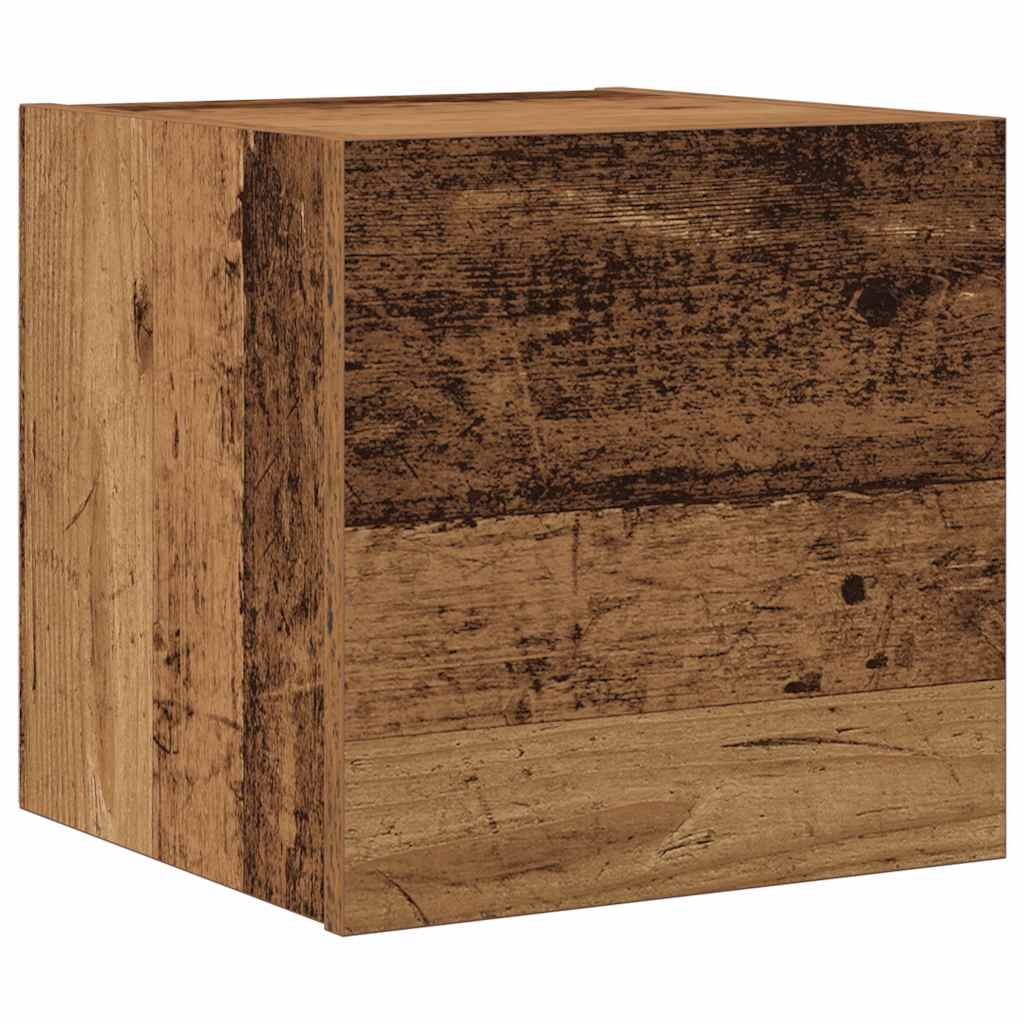 7 Piece TV Cabinet Set Engineered Wood Width 100 cm Old wood