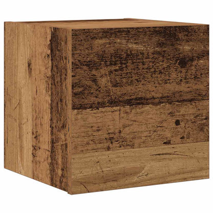7 Piece TV Cabinet Set Engineered Wood Width 100 cm Old wood
