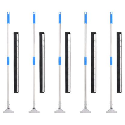 vidaXL Floor Squeegees 5 pcs 75x122.5 cm Steel and Rubber 1