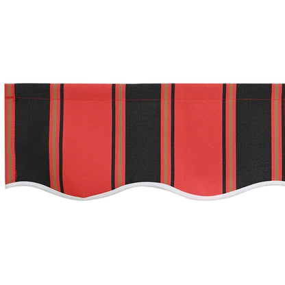 vidaXL Awning Canopy Replacement for 2.5x2 m Orange Red & Brown Stripe 6