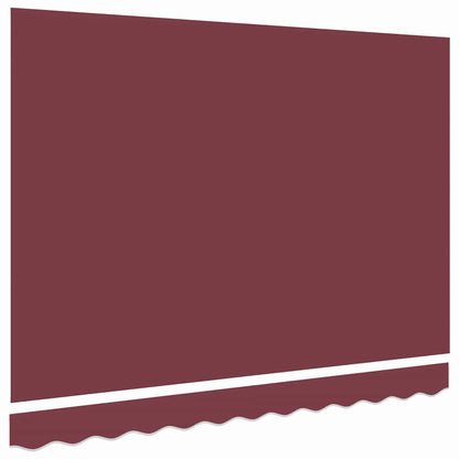 vidaXL Awning Canopy Replacement for 3.5x2 m Burgundy Red Polyester 4