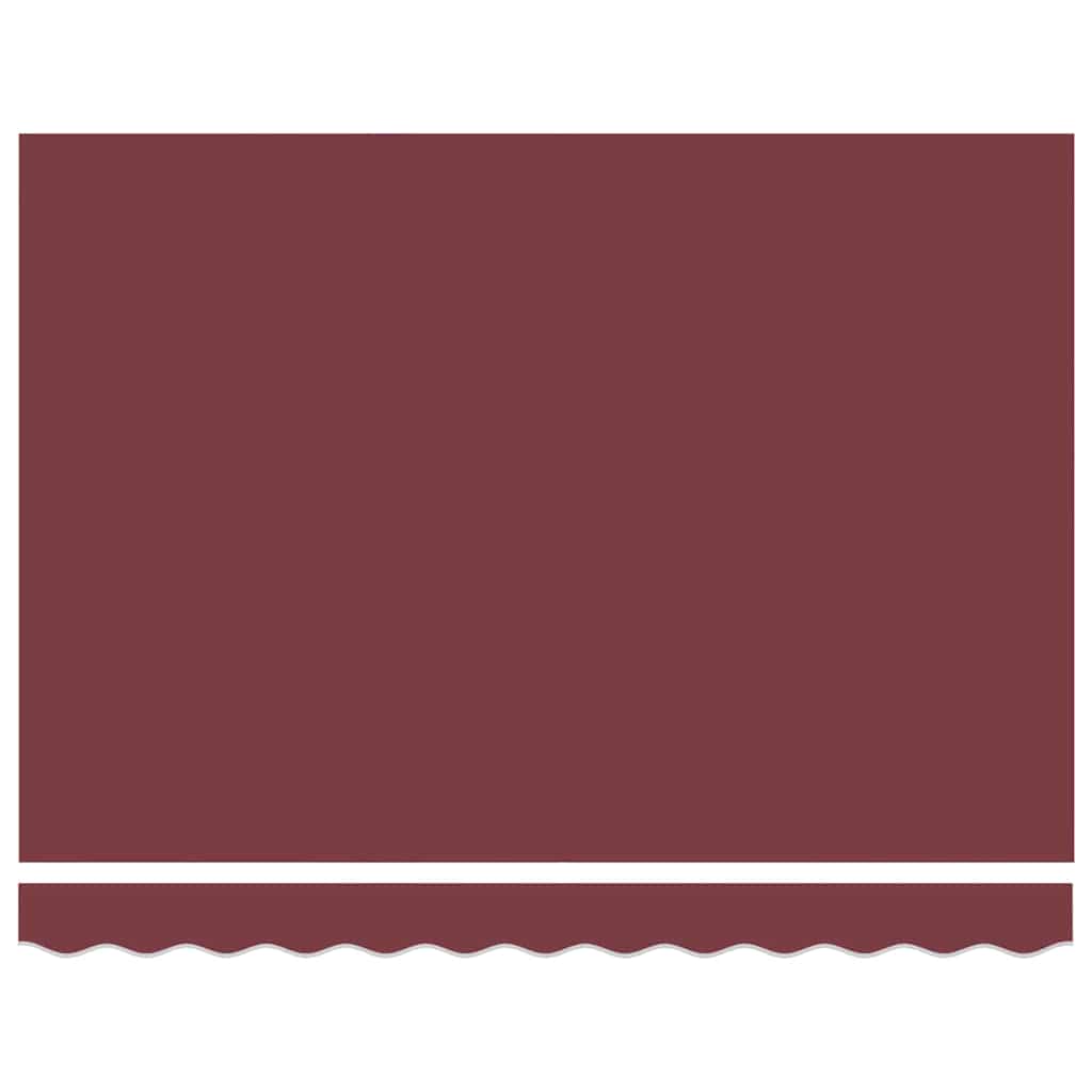 vidaXL Awning Canopy Replacement for 3.5x2 m Burgundy Red Polyester 5