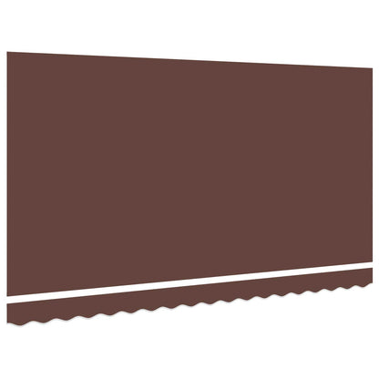 vidaXL Awning Canopy Replacement for 4x2 m Brown Polyester 3