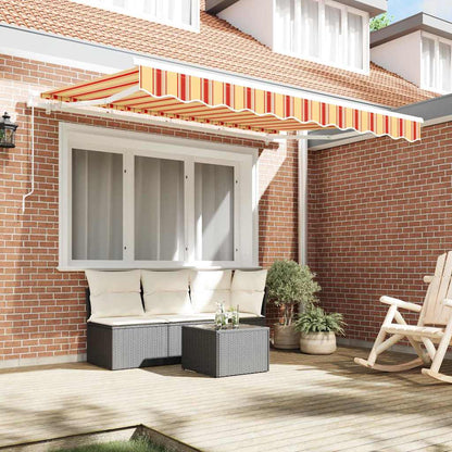 vidaXL Awning Canopy Replacement for 3.5x2 m Yellow & Orange Stripe 3