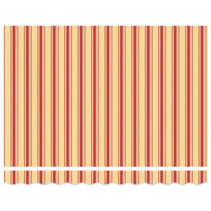 vidaXL Awning Canopy Replacement for 3.5x2 m Yellow & Orange Stripe 5