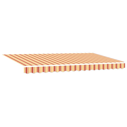 vidaXL Awning Canopy Replacement for 4x2 m Yellow & Orange Stripe 2