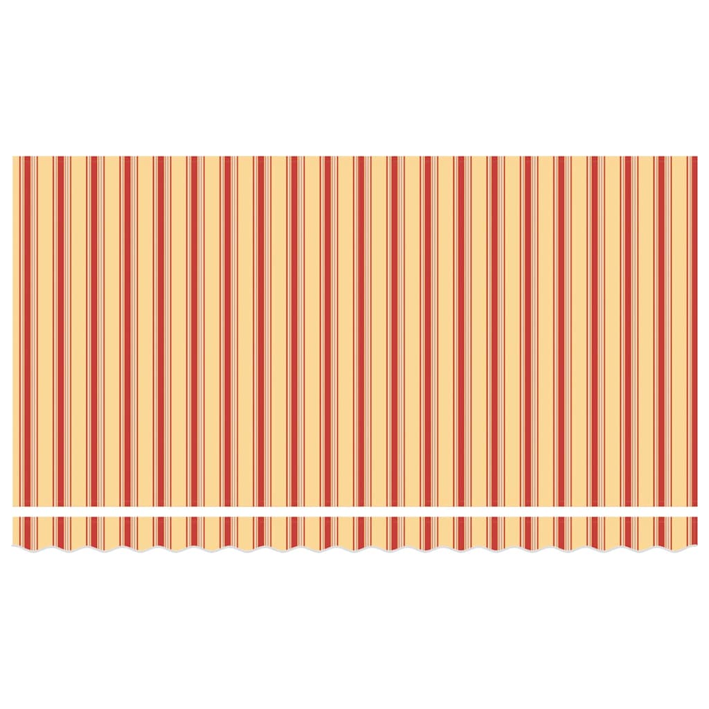 vidaXL Awning Canopy Replacement for 4x2 m Yellow & Orange Stripe 5