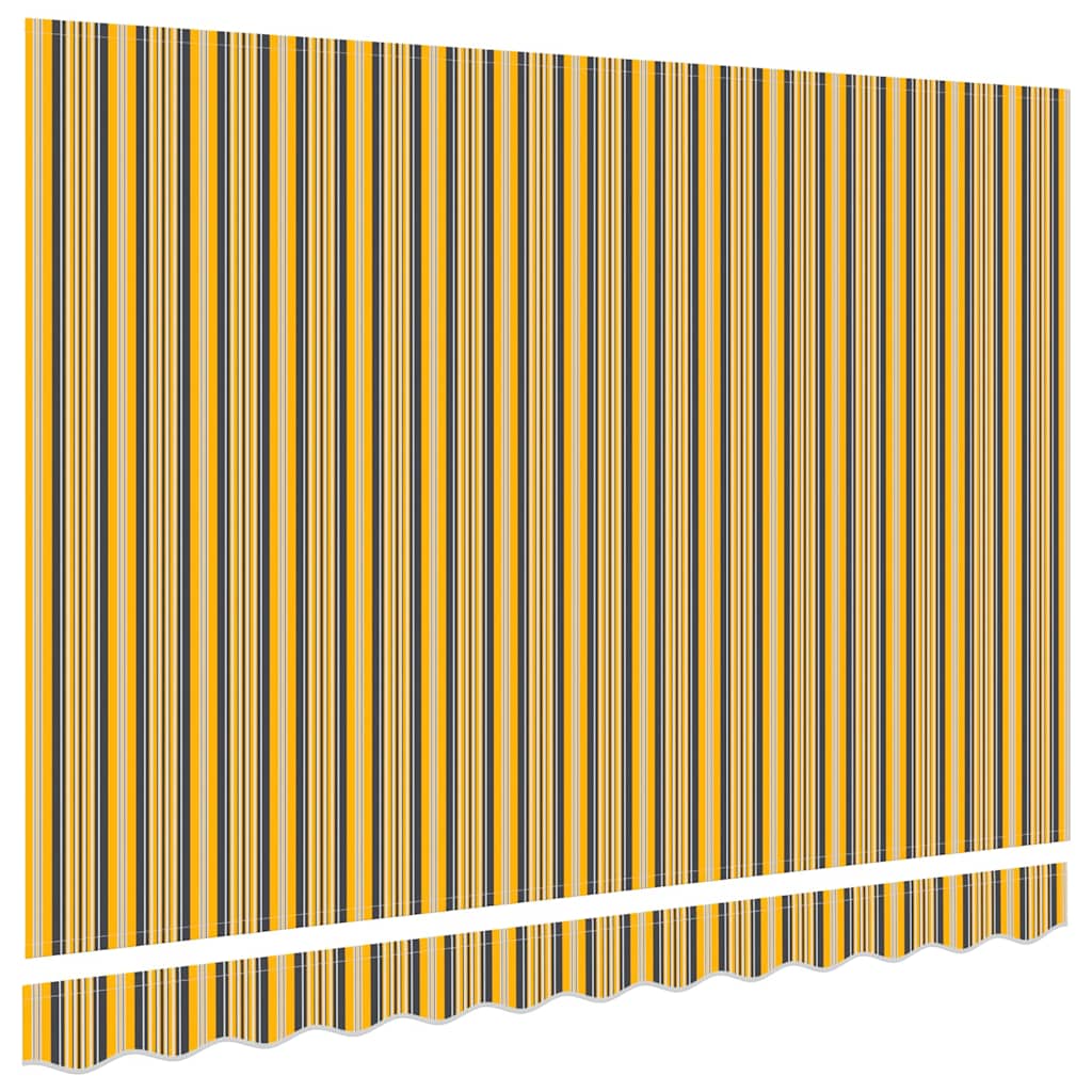 vidaXL Awning Canopy Replacement for 2.5x2 m Orange & Black Stripe 4