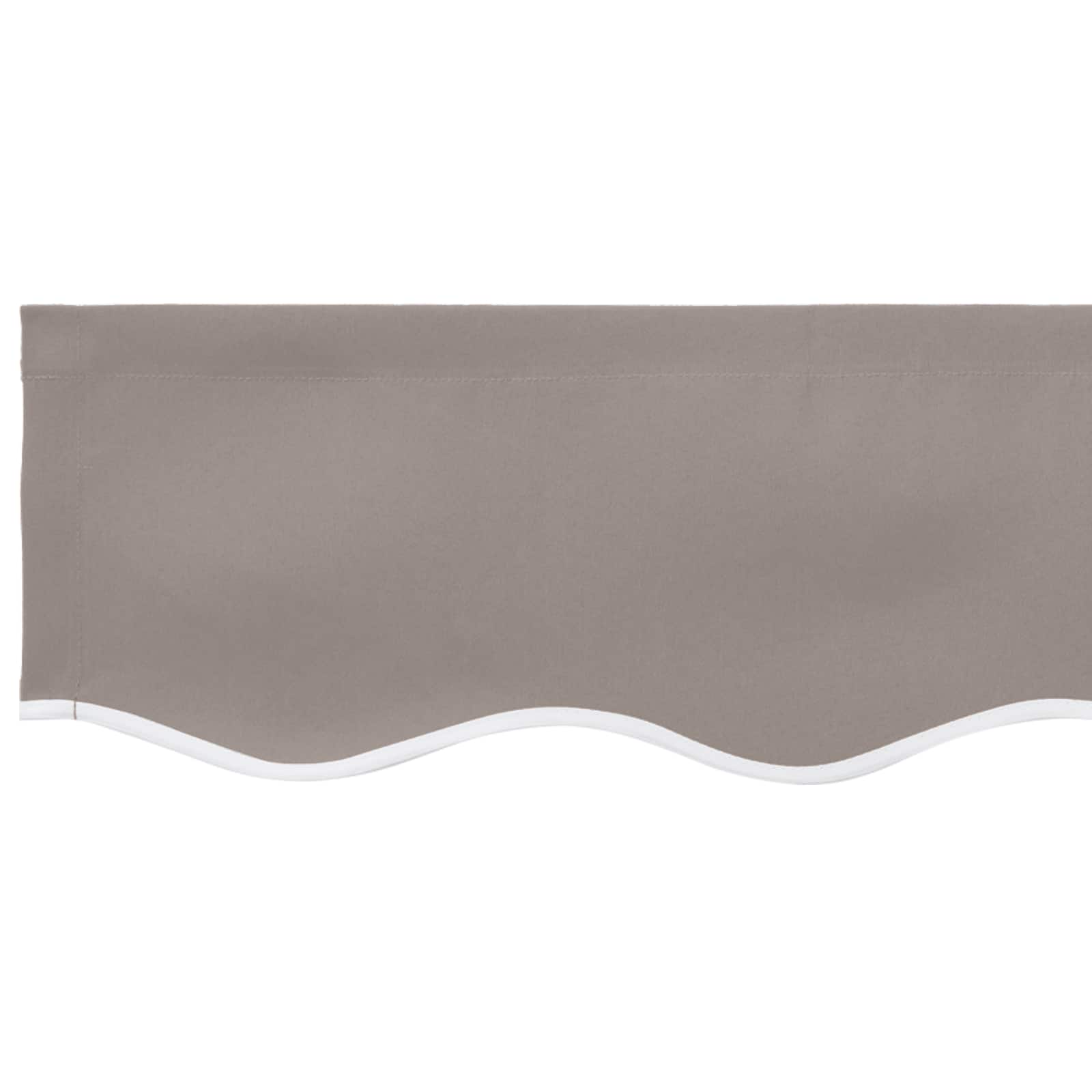 vidaXL Awning Canopy Replacement for 3x2.5 m Light Grey Polyester 6