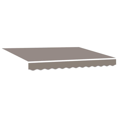 vidaXL Awning Canopy Replacement for 3x2.5 m Light Grey Polyester 2