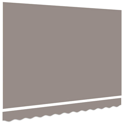 vidaXL Awning Canopy Replacement for 3x2.5 m Light Grey Polyester 3