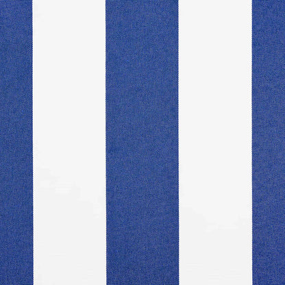 vidaXL Awning Replacement Fabric Blue and White 1000 x 160 cm 5