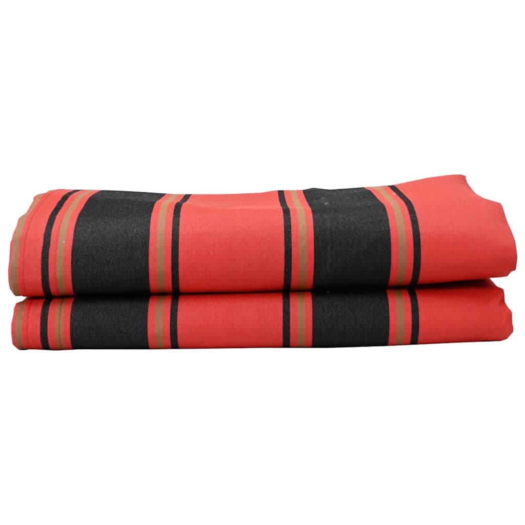 vidaXL Awning Replacement Fabric Orange and Black 1000 x 160 cm 2