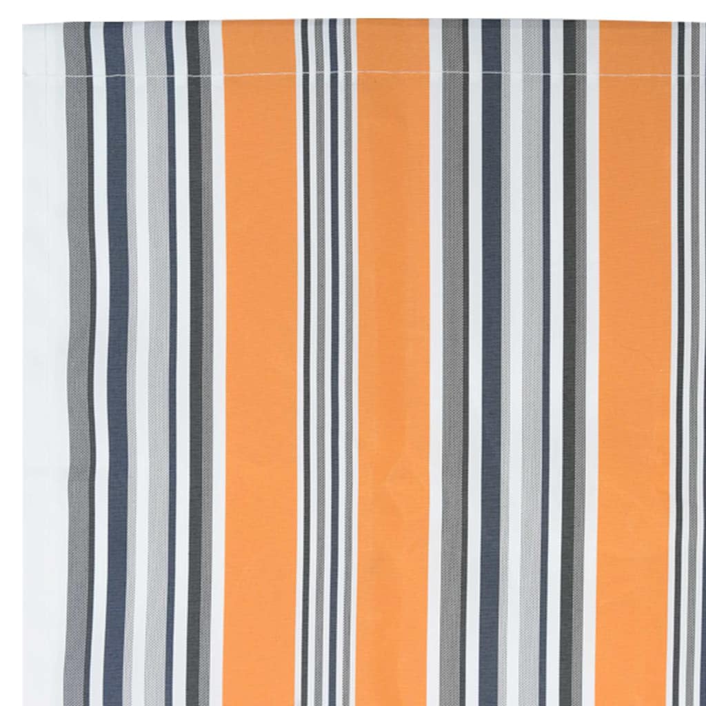 vidaXL Awning Replacement Fabric Blue and Orange 1000 x 160 cm 4