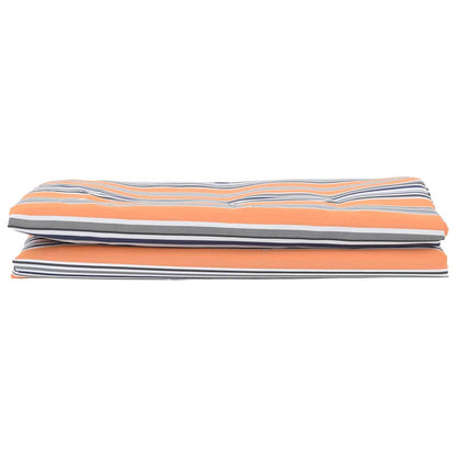 vidaXL Awning Replacement Fabric Blue and Orange 1000 x 160 cm 2