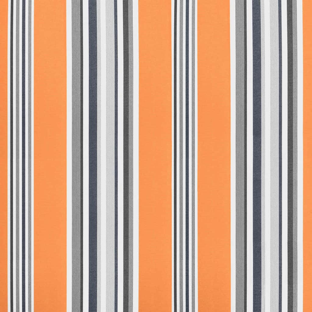 vidaXL Awning Replacement Fabric Blue and Orange 1000 x 160 cm 5