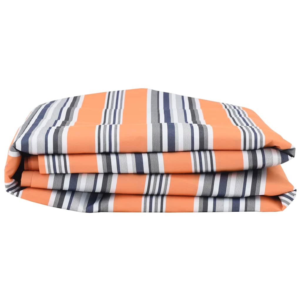 vidaXL Awning Replacement Fabric Blue and Orange 1000 x 160 cm 3