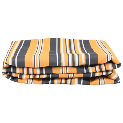 vidaXL Awning Replacement Fabric Yellow and Grey 1000 x 160 cm 3