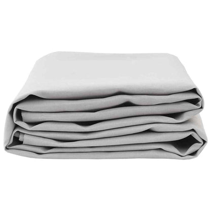 vidaXL Awning Replacement Fabric Light Grey 1000 x 160 cm Polyester 3