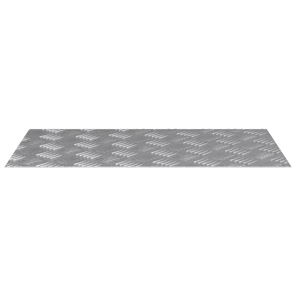 vidaXL Stair Tread 4 pcs 70 x 40 cm Silver Aluminium Rectangular 4