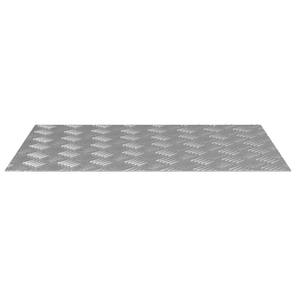vidaXL Stair Tread 4 pcs 70 x 50 cm Silver Aluminium Rectangular 4