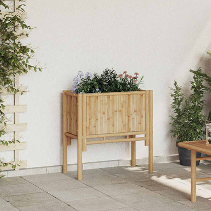 vidaXL Raised Bed Brown 70 x 35 x 70 cm Bamboo 1