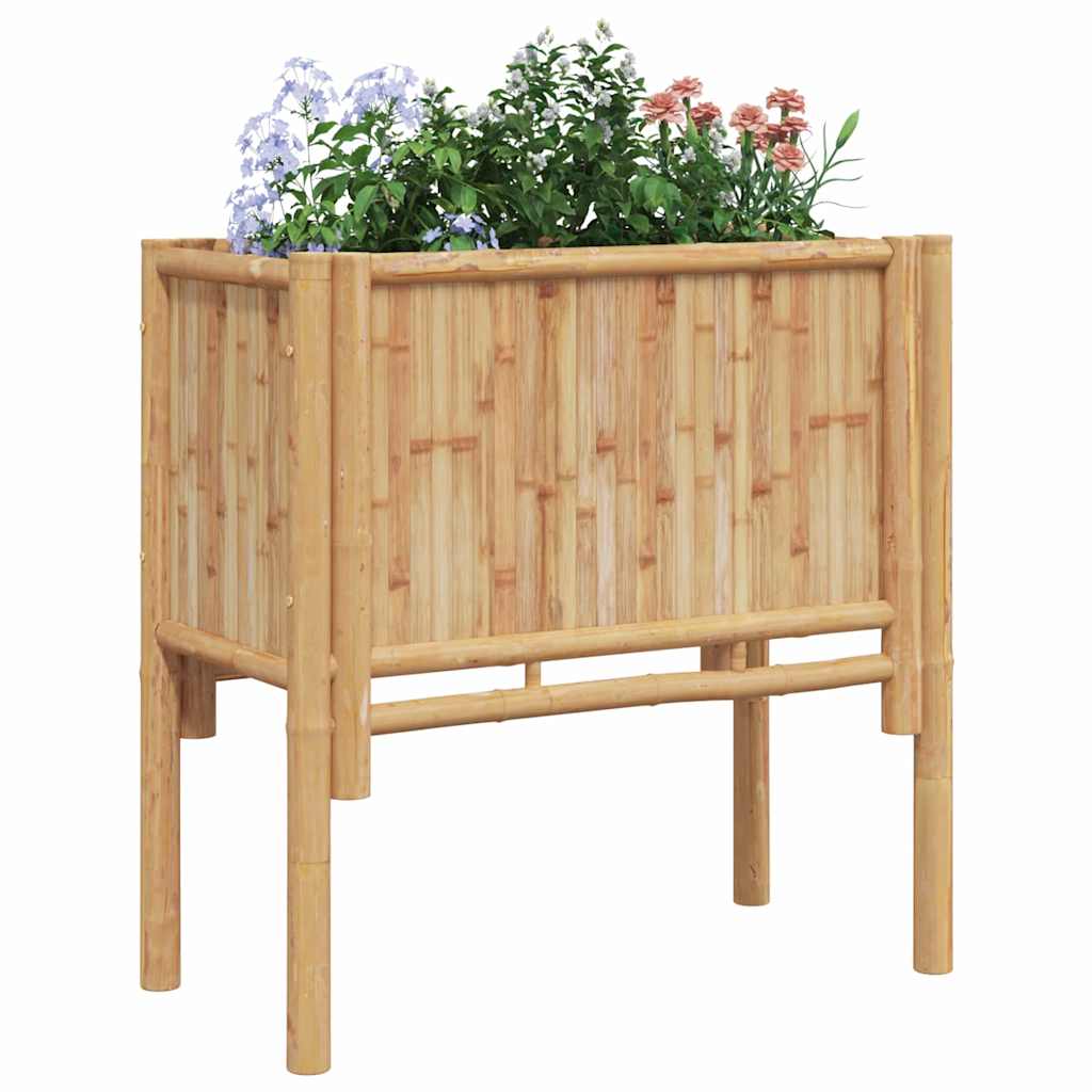 vidaXL Raised Bed Brown 70 x 35 x 70 cm Bamboo 6