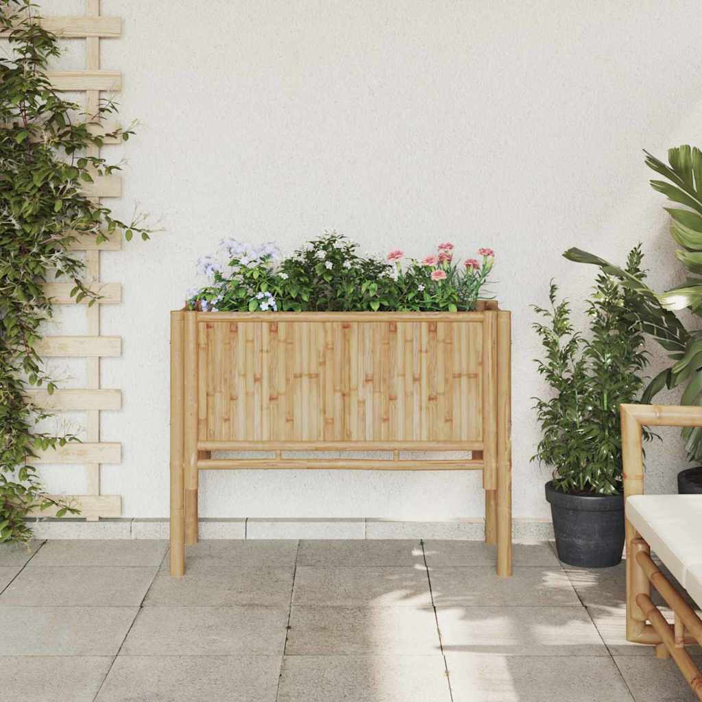 vidaXL Raised Bed Brown 90 x 35 x 70 cm Bamboo 4