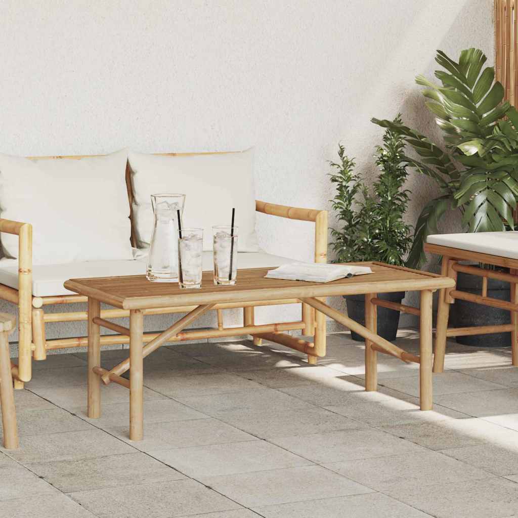 vidaXL Coffee Table Brown 110 x 50 x 43 cm Bamboo 1