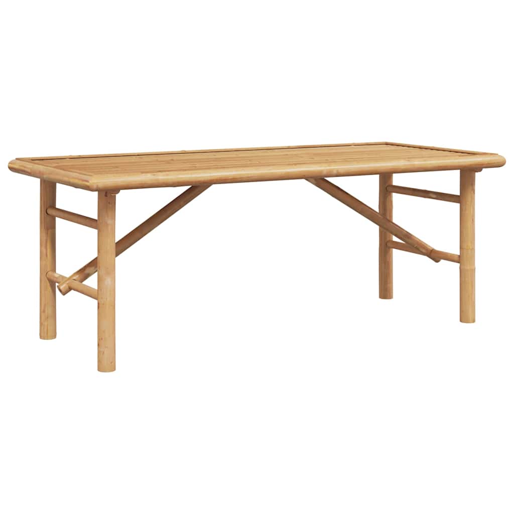 vidaXL Coffee Table Brown 110 x 50 x 43 cm Bamboo 2
