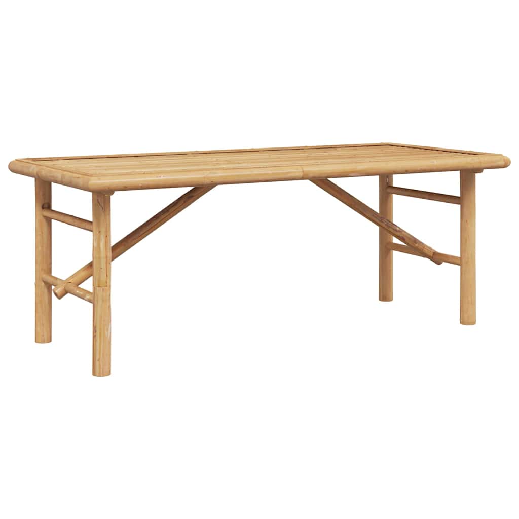 vidaXL Coffee Table Brown 110 x 50 x 43 cm Bamboo 5