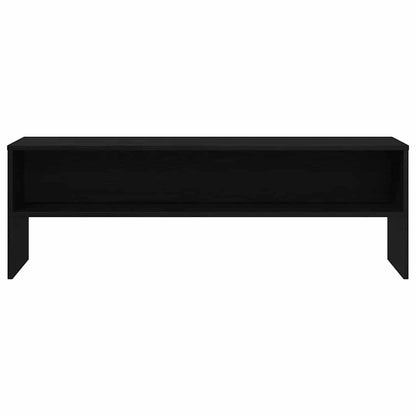vidaXL TV Cabinet Black Oak 120x40x40 cm Engineered Wood 5