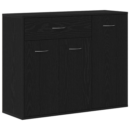 vidaXL Sideboard Black Oak 88x30x70 cm Engineered Wood 2