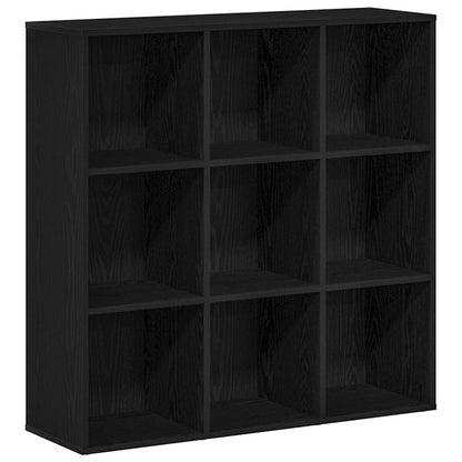 vidaXL Book Cabinet Black Oak 98x29x97.5 cm Engineered Wood 2