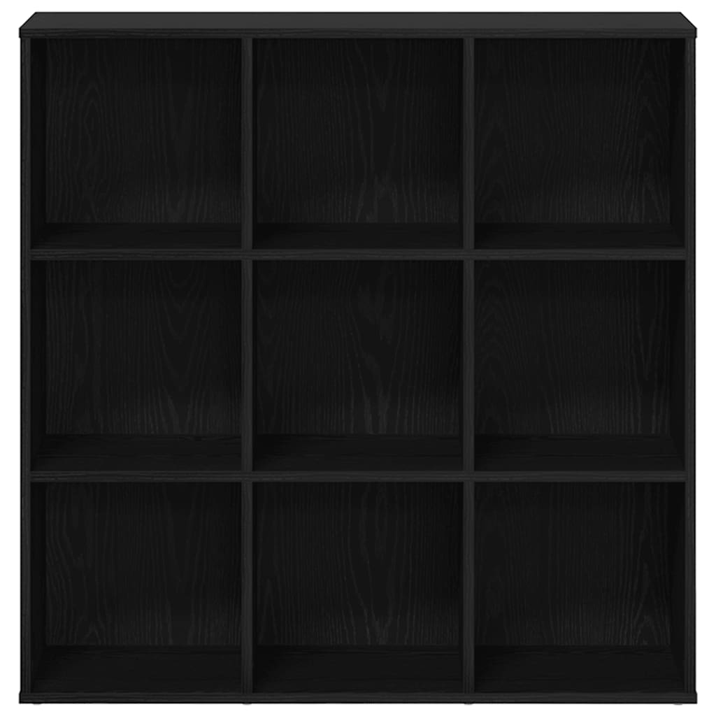 vidaXL Book Cabinet Black Oak 98x29x97.5 cm Engineered Wood 5