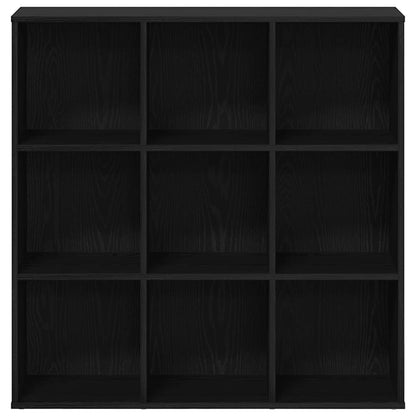 vidaXL Book Cabinet Black Oak 98x29x97.5 cm Engineered Wood 5