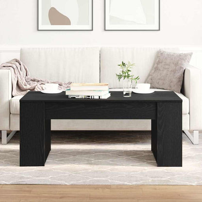 vidaXL Coffee Table Black Oak 102 x 55 x 42 cm Engineered Wood 1