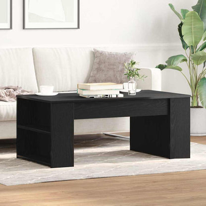 vidaXL Coffee Table Black Oak 102 x 55 x 42 cm Engineered Wood 4
