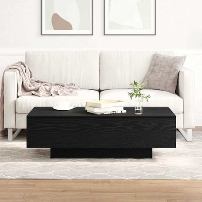 vidaXL Coffee Table Black Oak 100 x 49.5 x 31 cm Engineered Wood 1