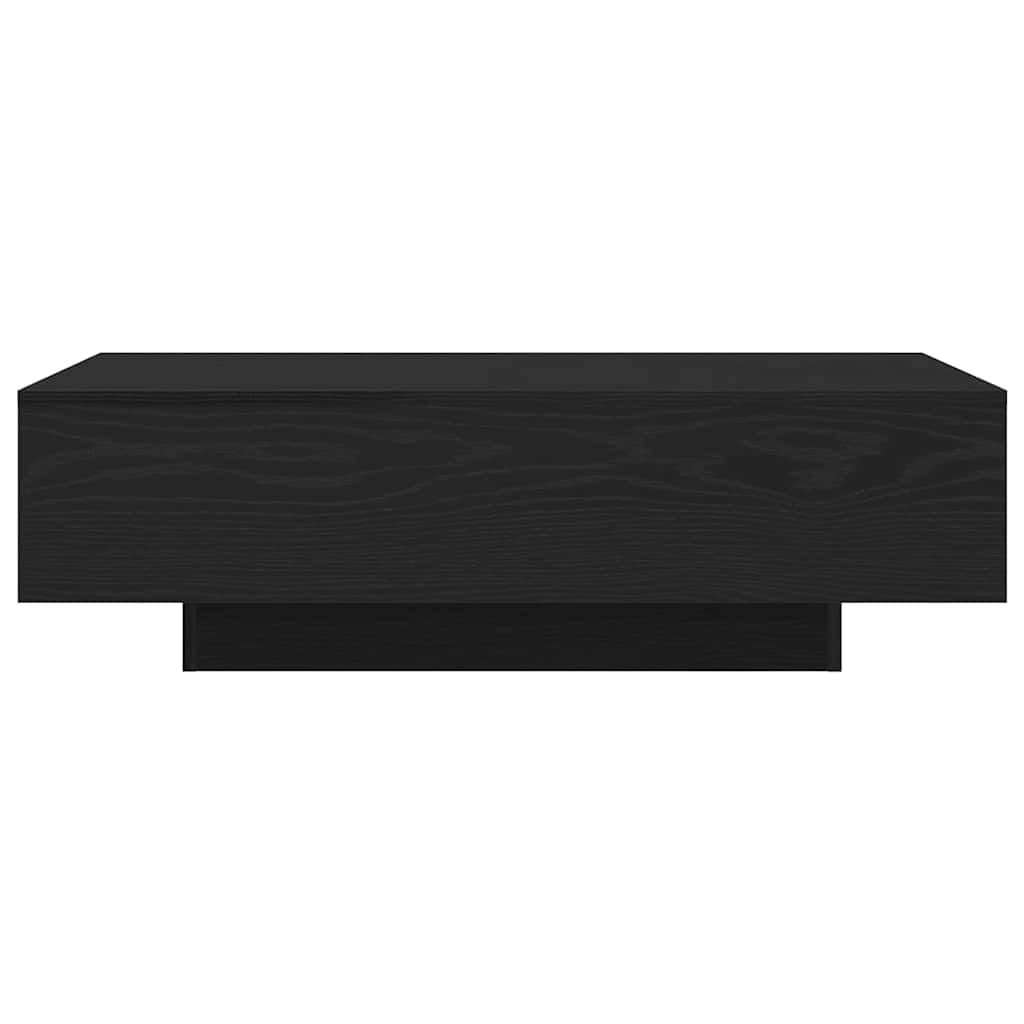 vidaXL Coffee Table Black Oak 100 x 49.5 x 31 cm Engineered Wood 6