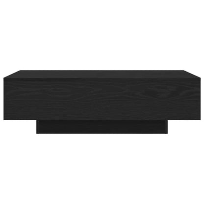 vidaXL Coffee Table Black Oak 100 x 49.5 x 31 cm Engineered Wood 6