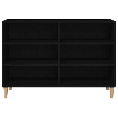 vidaXL Sideboard 103.5 x 35 x 70 cm Engineered Wood Black Oak 6