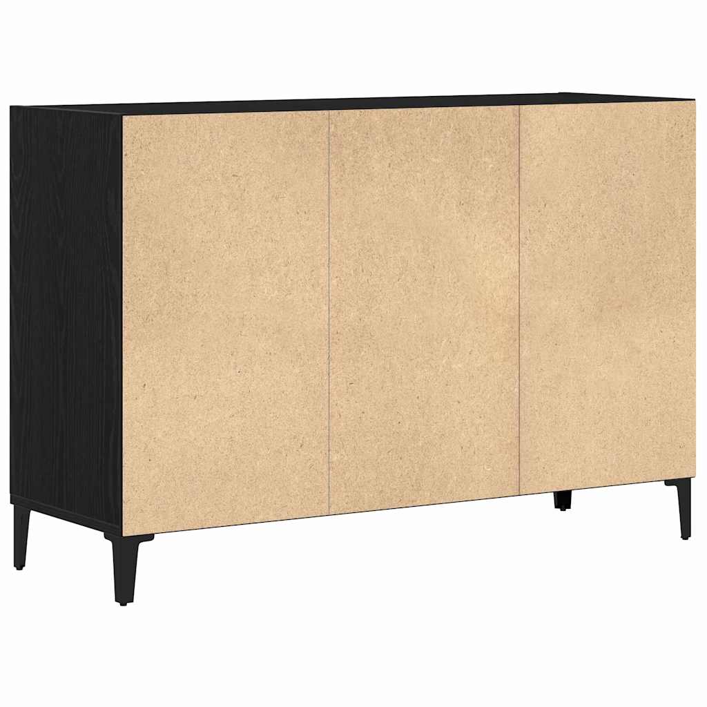 vidaXL Sideboard Black Oak 103.5 x 35 x 70 cm Engineered Wood 5